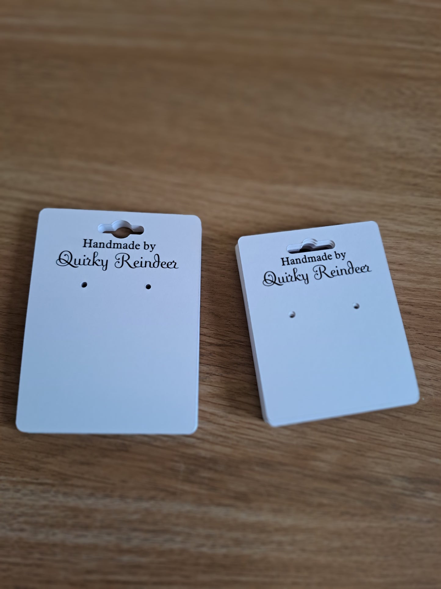 40 Pcs Personalised Earrings Display Backing Cards