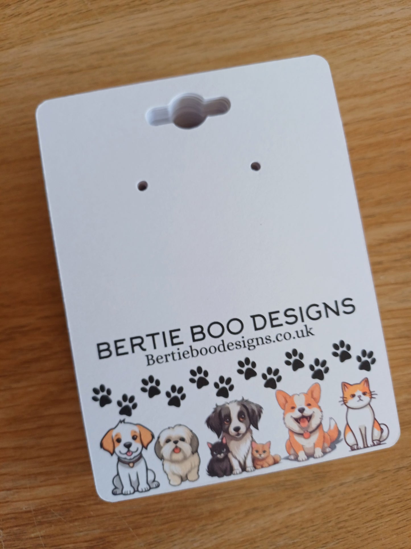 40 Pcs Personalised Earrings Display Backing Cards