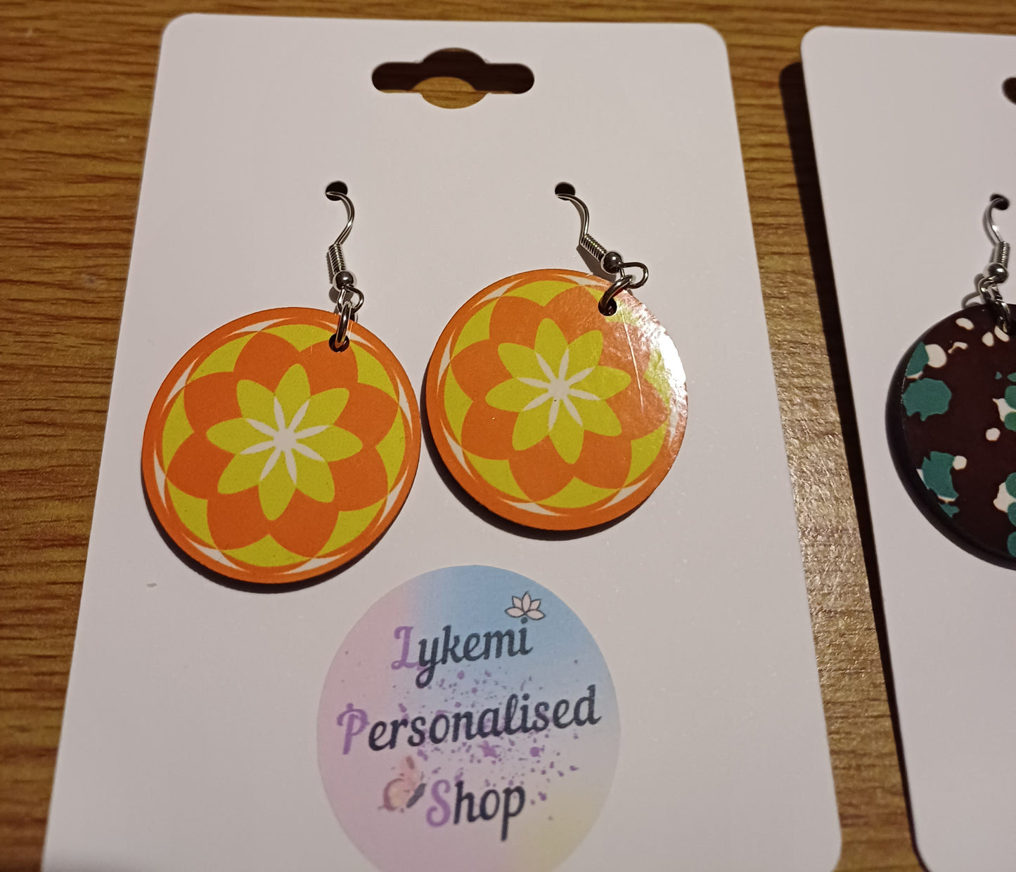 Sweet Yellow Cute Little Handmade Earrings