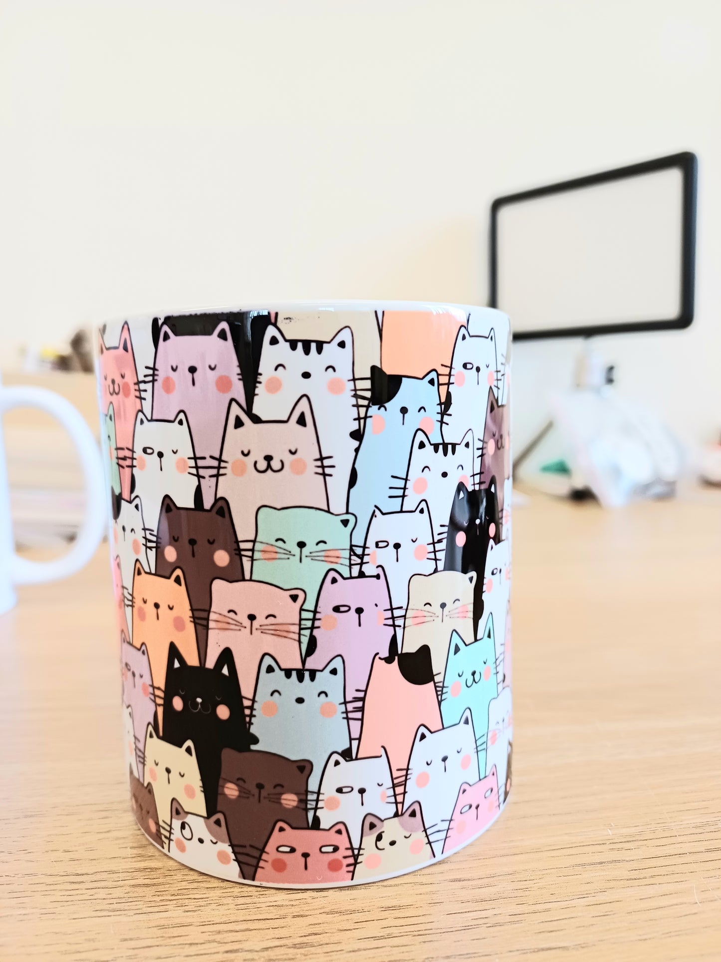 Cute, popular, cats, animal personalised mug