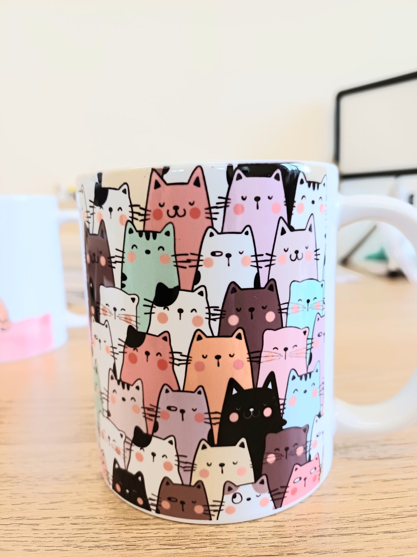 Cute, popular, cats, animal personalised mug