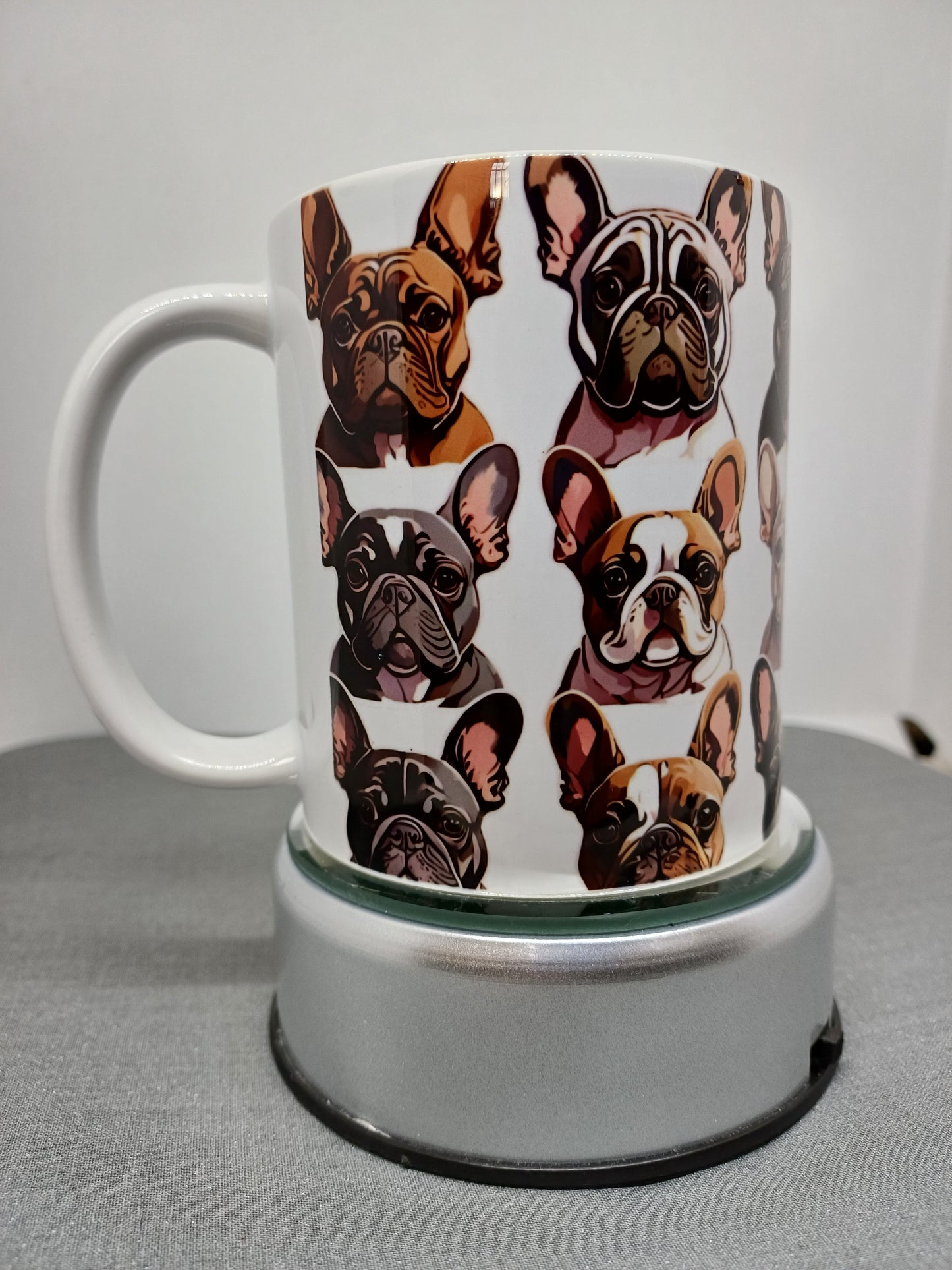 Animal French bulldog personalised mug, cup for dog lover, animal lover gift mug