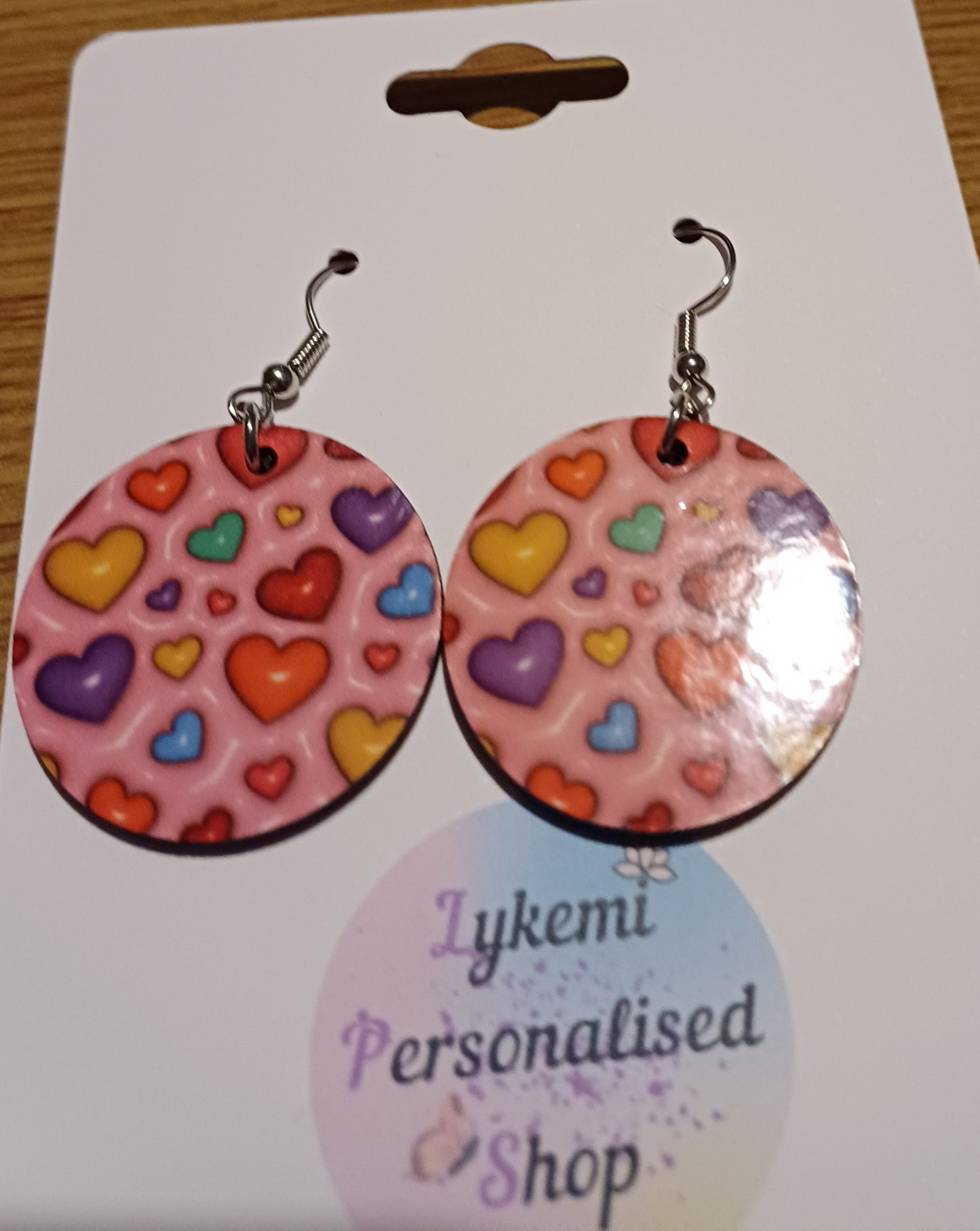 Hearts Cute Handmade Earrings
