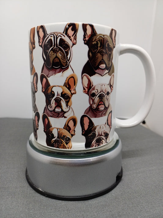 Animal French bulldog personalised mug, cup for dog lover, animal lover gift mug