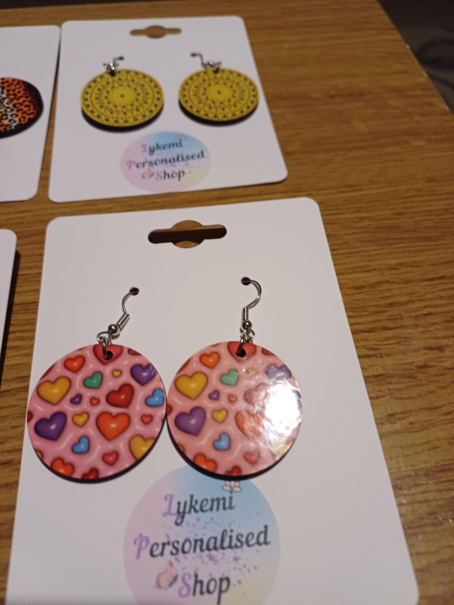 Hearts Cute Handmade Earrings