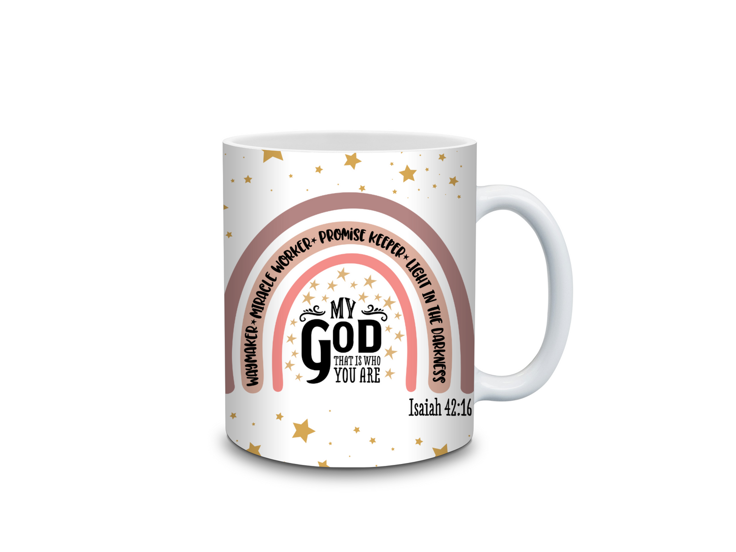 Christian religious gift mug, gift for all, popular waymaker mug, coffee mug, tea mug set with coaster.