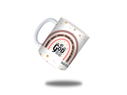 Christian religious gift mug, gift for all, popular waymaker mug, coffee mug, tea mug set with coaster.