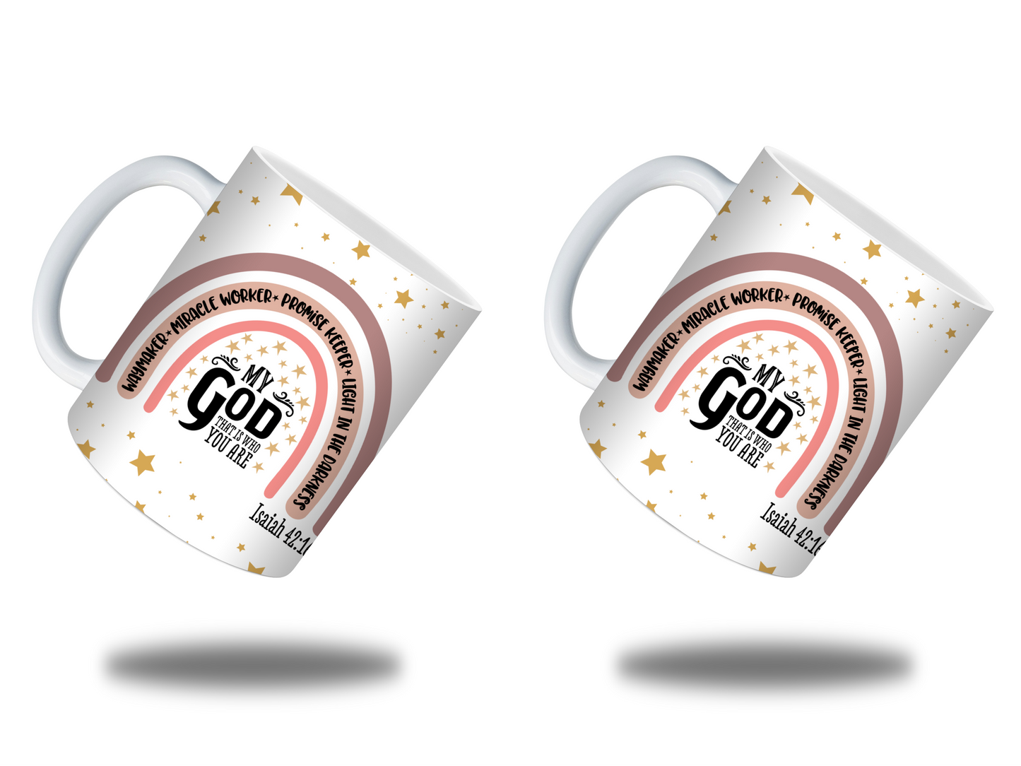 Christian religious gift mug, gift for all, popular waymaker mug, coffee mug, tea mug set with coaster.