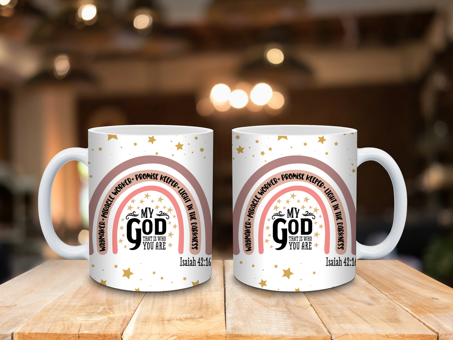 Christian religious gift mug, gift for all, popular waymaker mug, coffee mug, tea mug set with coaster.