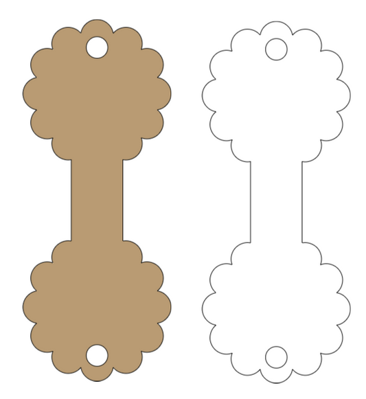 Scrunchie Backing Display Card Tags