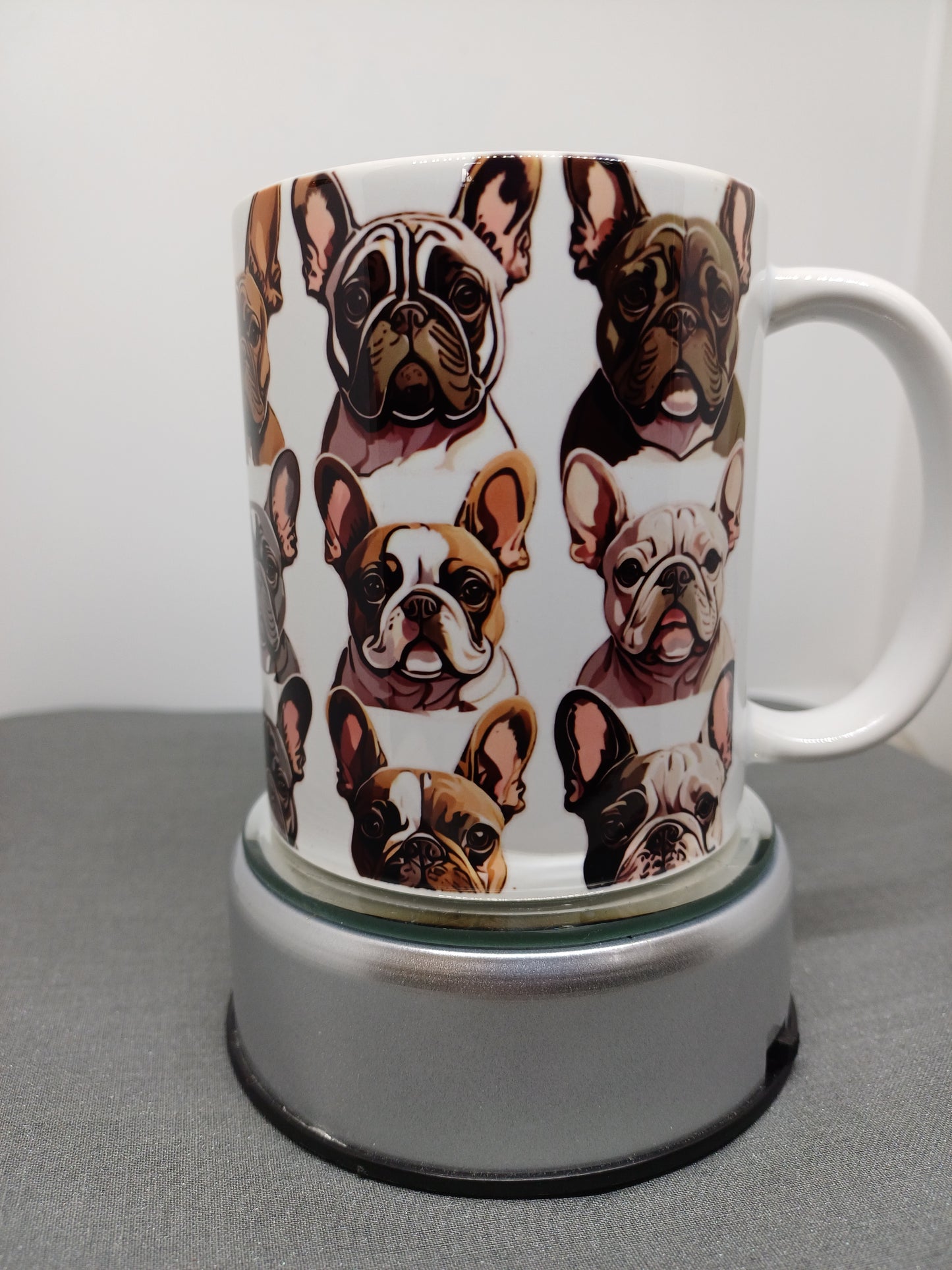 Animal French bulldog personalised mug, cup for dog lover, animal lover gift mug